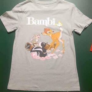 Walt Disney Bambi and Thumper T-shirt - Juniors XS (1) - New